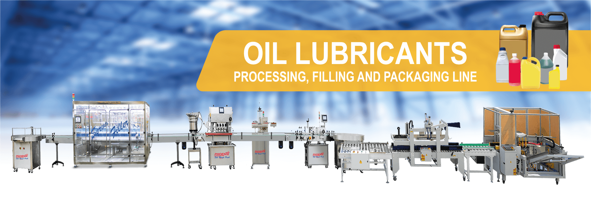 Oil Lubricants, Processing, Filling and Packaging Line