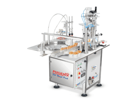 Semi Automatic Roll-On Filling, Cap Plugging, Capping Machine