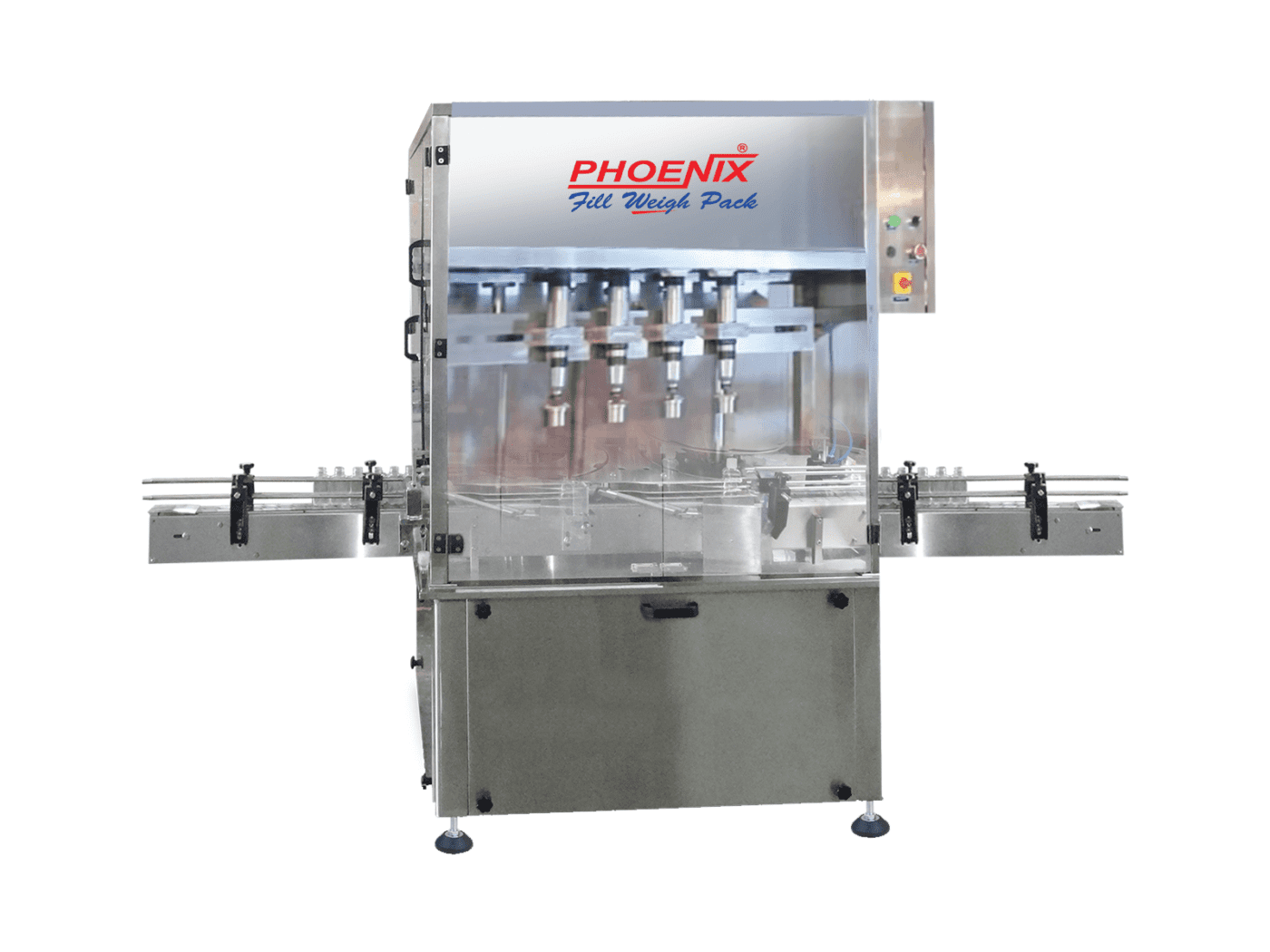 4Heads Linear Screw Capping Machine