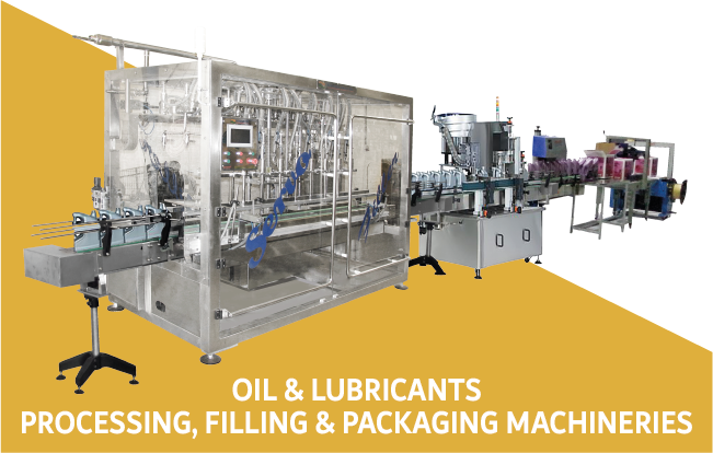 Oil & Lubricants Processing, Filling & Packaging Machineries