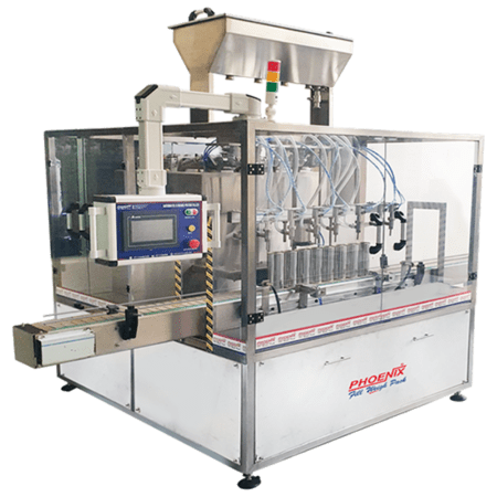 Automatic Piston Filling Machine with Hopper