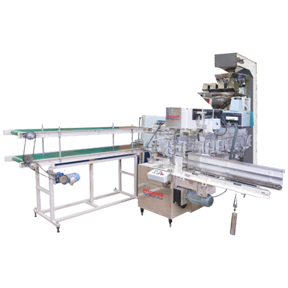 Mono Carton Packing Machine with 4 Head Electronic Weigh Filler